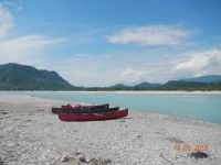 Boote liegen bereit - Insel Clapat bei Cornino