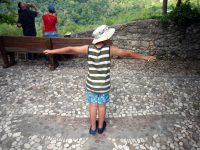 im Besucherzentrum des Reservats Lago di Cornino